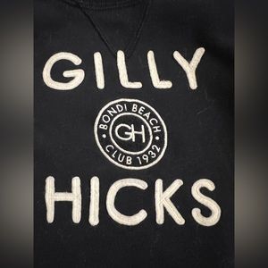 🏝️NAVY BLUE Crewneck by Gilly Hicks — GH— Bondi Beach Club 1932 — Youth Large